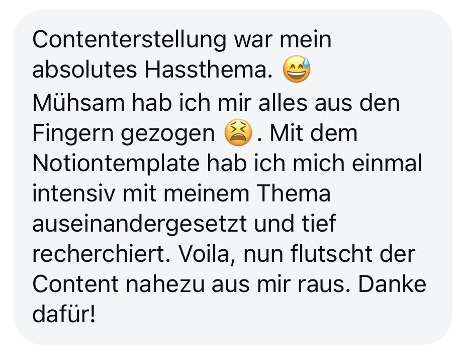 Nie wieder Content-Stress. Hol dir den unbezahlbaren Tipp für 0 Euro in dein Postfach. Der Ratschlag Nr. 1, den ich gerne früher gewusst hätte. Ideal für Solo-Selbstständige, die ihr Online-Marketing vereinfachen und optimieren möchten. Für zielgerichteten Content, Kundinnenansprache und mehr Umsatz.