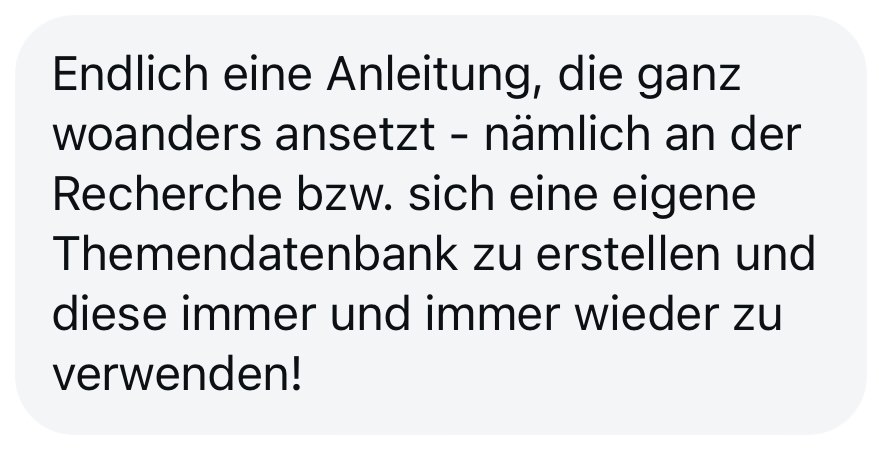 Nie wieder Content-Stress. Hol dir den unbezahlbaren Tipp für 0 Euro in dein Postfach. Der Ratschlag Nr. 1, den ich gerne früher gewusst hätte. Ideal für Solo-Selbstständige, die ihr Online-Marketing vereinfachen und optimieren möchten. Für zielgerichteten Content, Kundinnenansprache und mehr Umsatz.